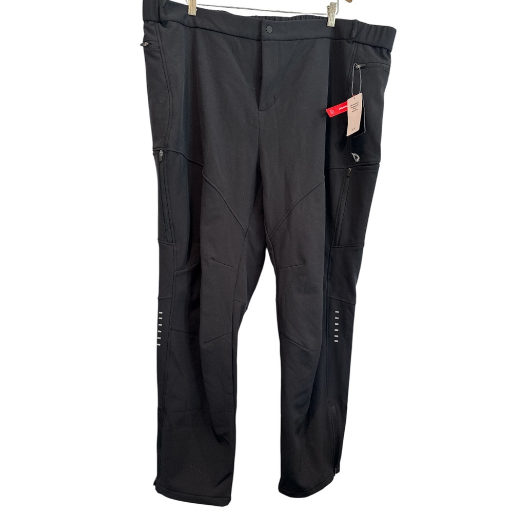 Baleaf Men's Water-resistant Winter Cycling Pant w/ thermal fleece lining Sz 3XL - Picture 2 of 12